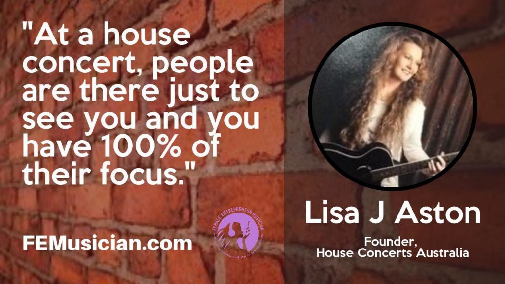 booking house concerts