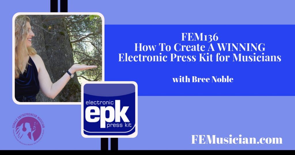 electronic press kit for musicians