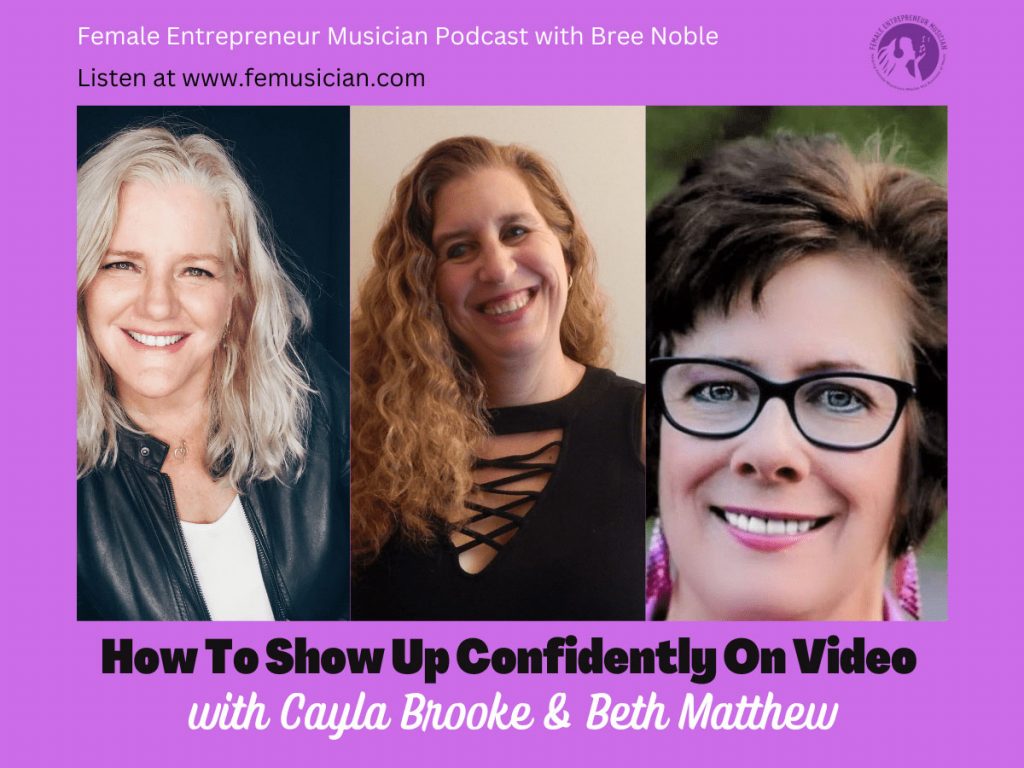 show up confidently on video